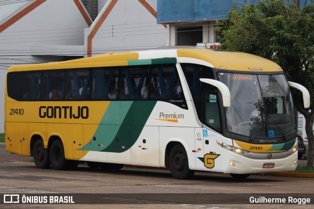 Empresa Gontijo de Transportes 21410 na cidade de Cascavel, Paraná, Brasil, por Guilherme Rogge. ID da foto: 9915066.