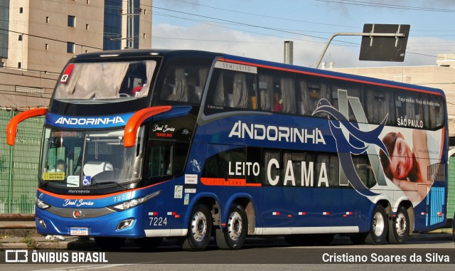 Empresa de Transportes Andorinha 7224 na cidade de São Paulo, São Paulo, Brasil, por Cristiano Soares da Silva. ID da foto: 9914778.