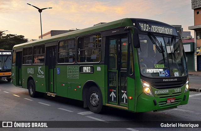 Laguna Auto Ônibus 1391 na cidade de Contagem, Minas Gerais, Brasil, por Gabriel Henrique. ID da foto: 9913048.