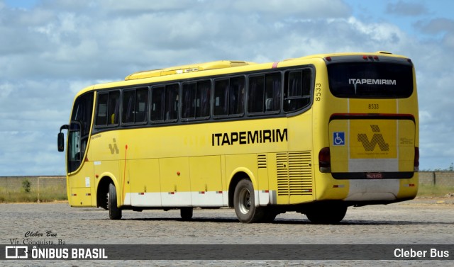 Viação Itapemirim 8533 na cidade de Vitória da Conquista, Bahia, Brasil, por Cleber Bus. ID da foto: 9914096.