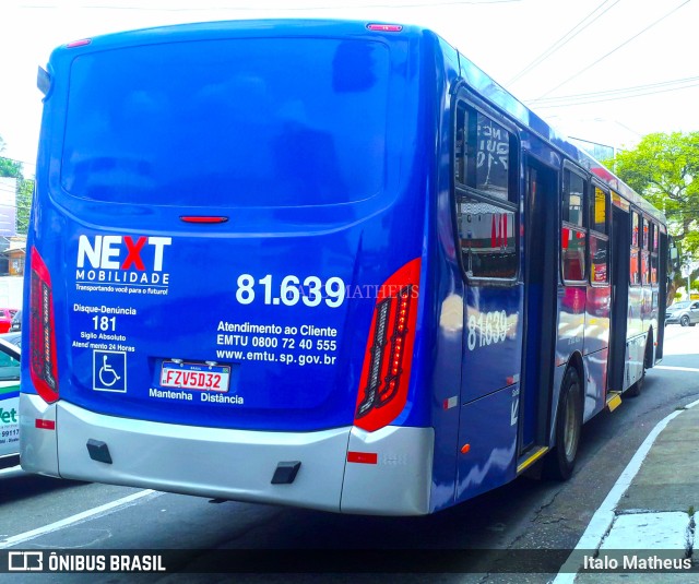 Next Mobilidade - ABC Sistema de Transporte 81.639 na cidade de Diadema, São Paulo, Brasil, por Italo Matheus. Número da foto: #9914077.