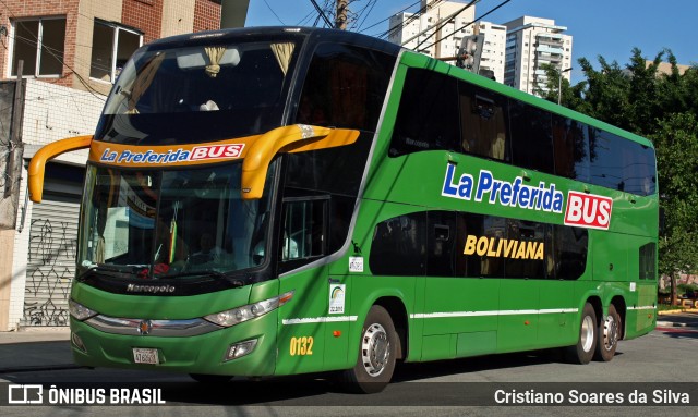 La Preferida Bus 0132 na cidade de São Paulo, São Paulo, Brasil, por Cristiano Soares da Silva. ID da foto: 9914838.