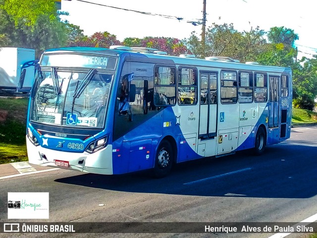 Onicamp Transporte Coletivo 4920 na cidade de Campinas, São Paulo, Brasil, por Henrique Alves de Paula Silva. Número da foto: #9915273.