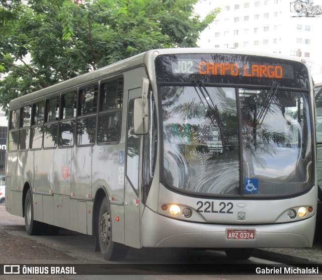 Empresa de Ônibus Campo Largo 22L22 na cidade de Curitiba, Paraná, Brasil, por Gabriel Michalski. ID da foto: 9913679.