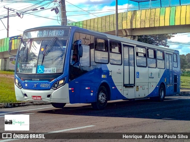 Onicamp Transporte Coletivo 4921 na cidade de Campinas, São Paulo, Brasil, por Henrique Alves de Paula Silva. ID da foto: 9915270.