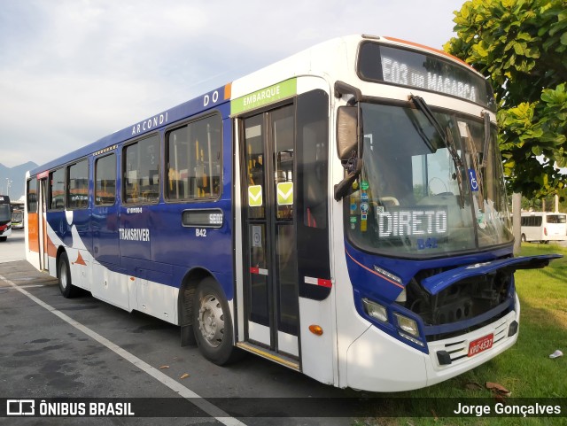 Transriver Transporte B42 na cidade de Rio de Janeiro, Rio de Janeiro, Brasil, por Jorge Gonçalves. Número da foto: #9915149.
