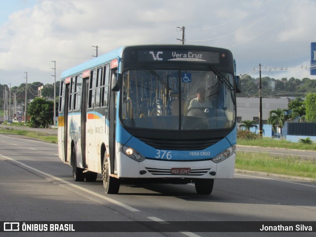 Expresso Vera Cruz 376 na cidade de Jaboatão dos Guararapes, Pernambuco, Brasil, por Jonathan Silva. ID da foto: 9912889.