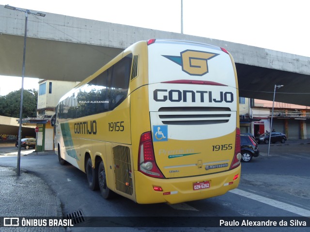 Empresa Gontijo de Transportes 19155 na cidade de Belo Horizonte, Minas Gerais, Brasil, por Paulo Alexandre da Silva. Número da foto: #9917148.