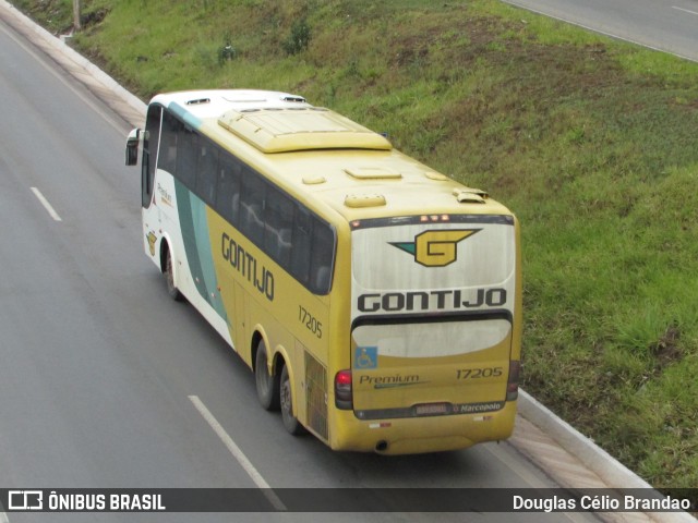 Empresa Gontijo de Transportes 17205 na cidade de Belo Horizonte, Minas Gerais, Brasil, por Douglas Célio Brandao. ID da foto: 9917813.