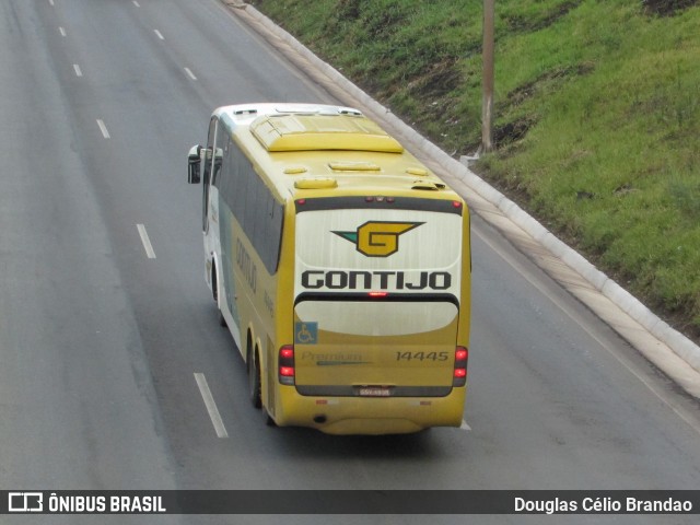 Empresa Gontijo de Transportes 14445 na cidade de Belo Horizonte, Minas Gerais, Brasil, por Douglas Célio Brandao. ID da foto: 9918395.