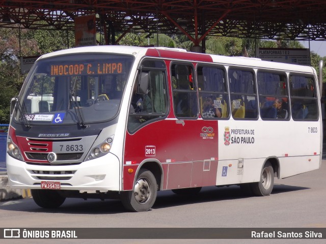 Transwolff Transportes e Turismo 7 8633 na cidade de São Paulo, São Paulo, Brasil, por Rafael Santos Silva. Número da foto: #9918545.