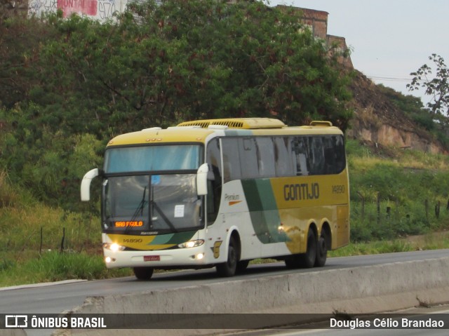 Empresa Gontijo de Transportes 14890 na cidade de Belo Horizonte, Minas Gerais, Brasil, por Douglas Célio Brandao. Número da foto: #9917761.