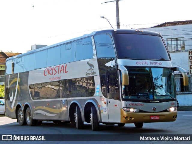 Cristal Turismo e Transporte 1100 na cidade de Joinville, Santa Catarina, Brasil, por Matheus Vieira Mortari. Número da foto: #9917954.