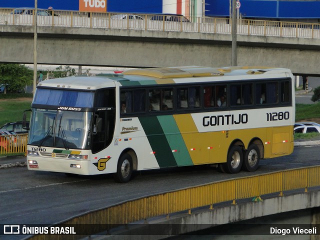 Empresa Gontijo de Transportes 11280 na cidade de Salvador, Bahia, Brasil, por Diogo Viec. Número da foto: #9918000.