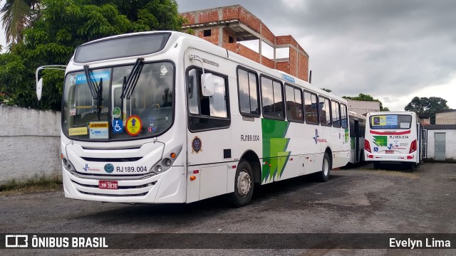 Viação Pinheiral RJ 189.004 na cidade de Pinheiral, Rio de Janeiro, Brasil, por Evelyn Lima. Número da foto: #9916079.