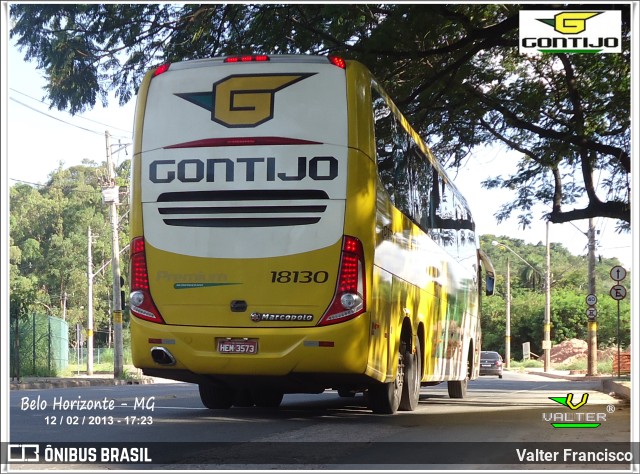 Empresa Gontijo de Transportes 18130 na cidade de Belo Horizonte, Minas Gerais, Brasil, por Valter Francisco. ID da foto: 9920744.