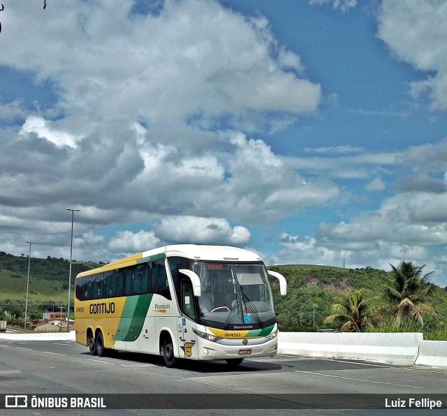 Empresa Gontijo de Transportes 18450 na cidade de Ribeirão, Pernambuco, Brasil, por Luiz Fellipe. ID da foto: 9920381.