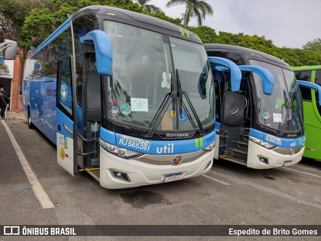UTIL - União Transporte Interestadual de Luxo 9905 na cidade de Aparecida, São Paulo, Brasil, por Espedito de Brito Gomes. Número da foto: #9921014.