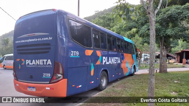 Planeta Transportes Rodoviários 2119 na cidade de Guarapari, Espírito Santo, Brasil, por Everton Costa Goltara. ID da foto: 9919279.