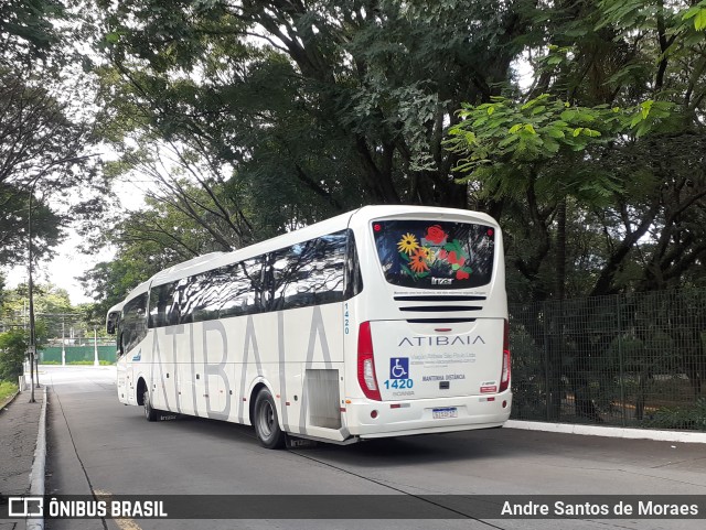 Viação Atibaia São Paulo 1420 na cidade de São Paulo, São Paulo, Brasil, por Andre Santos de Moraes. Número da foto: #9920598.