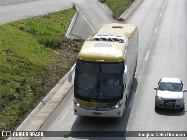 Empresa Gontijo de Transportes 21415 na cidade de Belo Horizonte, Minas Gerais, Brasil, por Douglas Célio Brandao. ID da foto: 9921029.