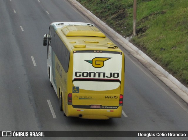 Empresa Gontijo de Transportes 14615 na cidade de Belo Horizonte, Minas Gerais, Brasil, por Douglas Célio Brandao. ID da foto: 9919647.