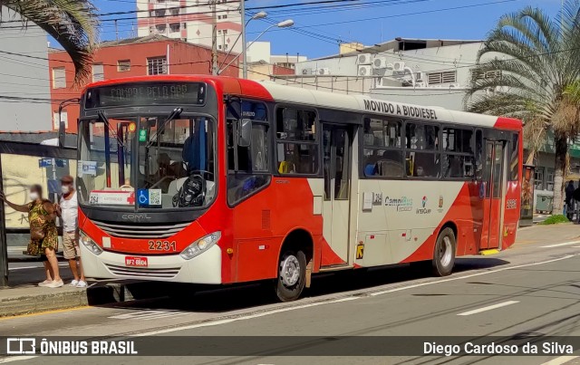 Expresso CampiBus 2231 na cidade de Campinas, São Paulo, Brasil, por Diego Cardoso da Silva. Número da foto: #9921759.