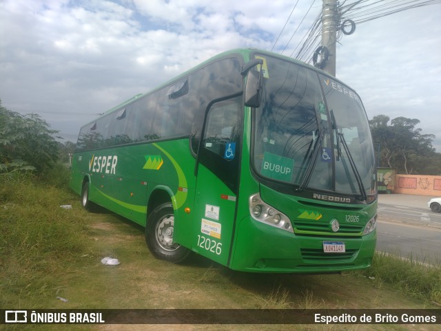 Vesper Transportes 12026 na cidade de Franco da Rocha, São Paulo, Brasil, por Espedito de Brito Gomes. Número da foto: #9919201.