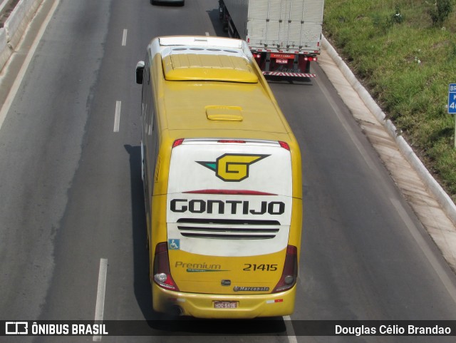 Empresa Gontijo de Transportes 21415 na cidade de Belo Horizonte, Minas Gerais, Brasil, por Douglas Célio Brandao. Número da foto: #9921031.