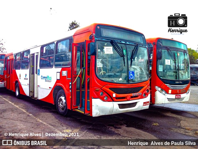 Expresso CampiBus 2276 na cidade de Campinas, São Paulo, Brasil, por Henrique Alves de Paula Silva. ID da foto: 9918906.