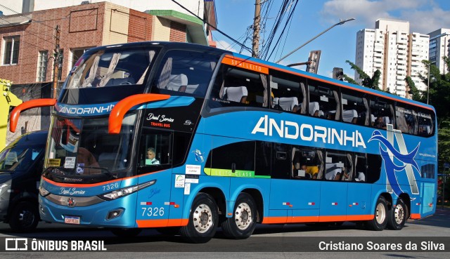Empresa de Transportes Andorinha 7326 na cidade de São Paulo, São Paulo, Brasil, por Cristiano Soares da Silva. Número da foto: #9921113.