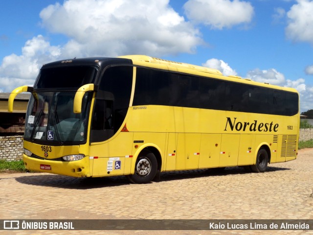 Viação Nordeste 1603 na cidade de Mossoró, Rio Grande do Norte, Brasil, por Kaio Lucas Lima de Almeida. Número da foto: #9918865.