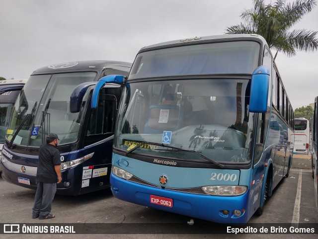 Viação Ouro Azul 2000 na cidade de Aparecida, São Paulo, Brasil, por Espedito de Brito Gomes. Número da foto: #9919214.
