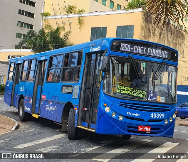 Viação Torres 40399 na cidade de Belo Horizonte, Minas Gerais, Brasil, por Juliano Felipe. ID da foto: 9921343.