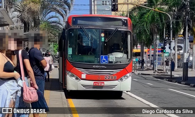Expresso CampiBus 2288 na cidade de Campinas, São Paulo, Brasil, por Diego Cardoso da Silva. Número da foto: #9921728.