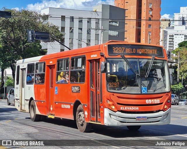 Viação Santa Edwiges 69188 na cidade de Belo Horizonte, Minas Gerais, Brasil, por Juliano Felipe. Número da foto: #9921360.