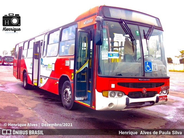 Expresso CampiBus 2206 na cidade de Campinas, São Paulo, Brasil, por Henrique Alves de Paula Silva. Número da foto: #9918907.