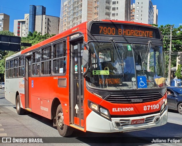 Transmoreira 87190 na cidade de Belo Horizonte, Minas Gerais, Brasil, por Juliano Felipe. ID da foto: 9921462.