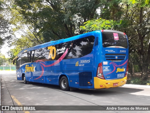 Rápido Expresso Fênix Viação 35025 na cidade de São Paulo, São Paulo, Brasil, por Andre Santos de Moraes. Número da foto: #9920736.