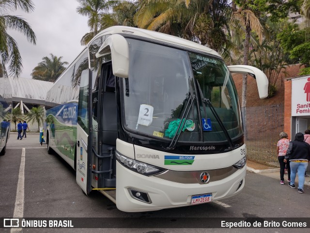 Bel-Tour Transportes e Turismo 318 na cidade de Aparecida, São Paulo, Brasil, por Espedito de Brito Gomes. ID da foto: 9921159.