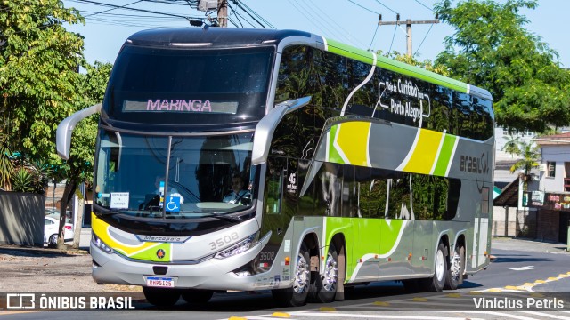 Brasil Sul Linhas Rodoviárias 3508 na cidade de Joinville, Santa Catarina, Brasil, por Vinicius Petris. ID da foto: 9923444.