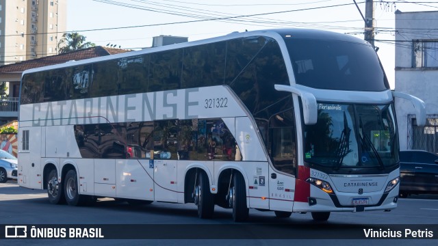 Auto Viação Catarinense 321322 na cidade de Joinville, Santa Catarina, Brasil, por Vinicius Petris. ID da foto: 9923381.