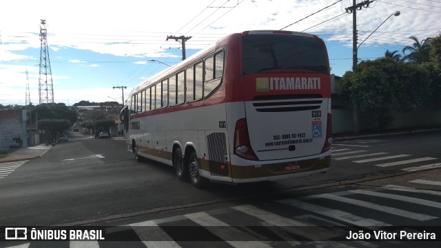 Expresso Itamarati 6383 na cidade de Estrela d`Oeste, São Paulo, Brasil, por João Vitor Pereira. ID da foto: 9922884.