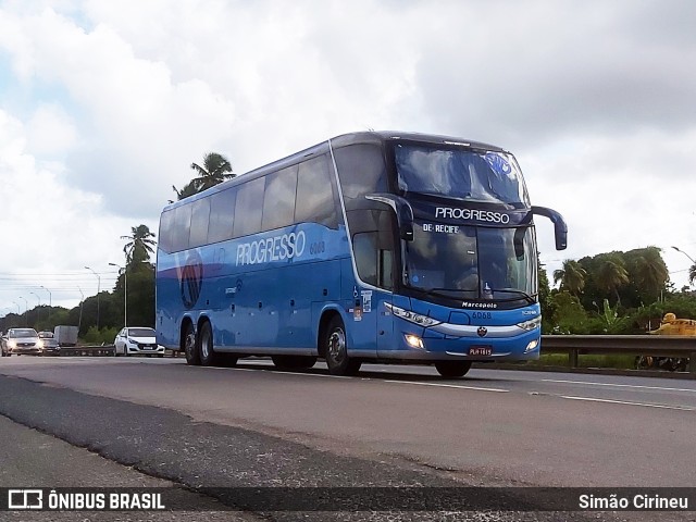 Auto Viação Progresso 6058 na cidade de João Pessoa, Paraíba, Brasil, por Simão Cirineu. ID da foto: 9922339.