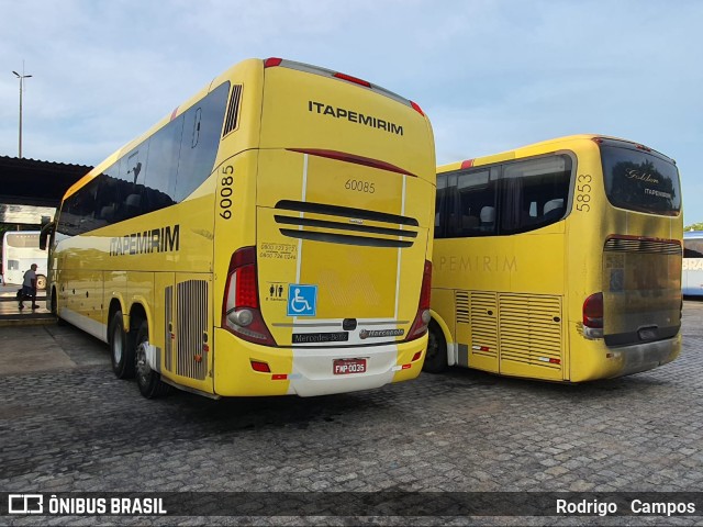 Viação Itapemirim 60085 na cidade de Campos dos Goytacazes, Rio de Janeiro, Brasil, por Rodrigo   Campos. Número da foto: #9924098.