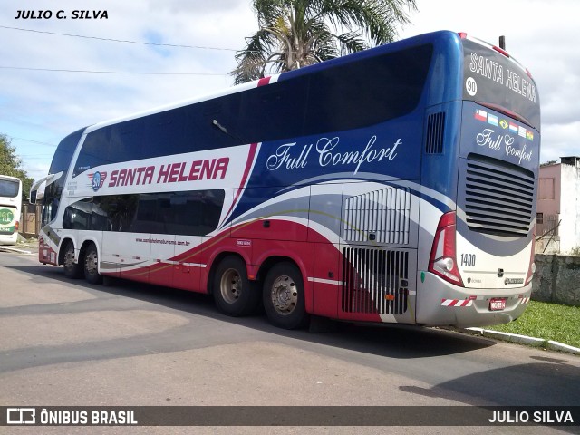 Santa Helena Turismo 1400 na cidade de Esteio, Rio Grande do Sul, Brasil, por JULIO SILVA. ID da foto: 9924045.