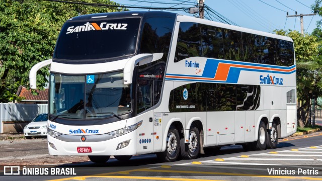 VUSC - Viação União Santa Cruz 3200 na cidade de Joinville, Santa Catarina, Brasil, por Vinicius Petris. Número da foto: #9923437.