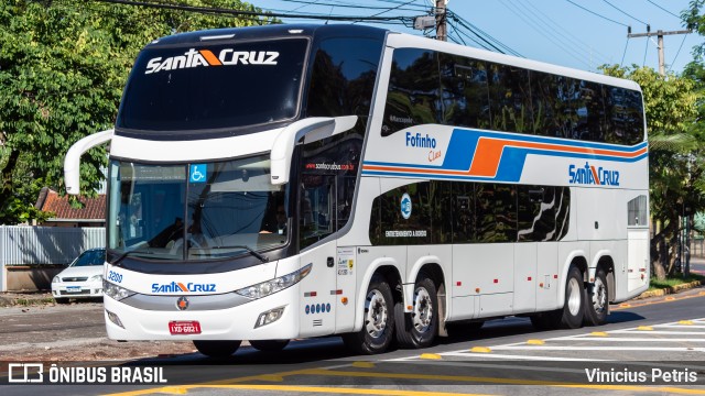 VUSC - Viação União Santa Cruz 3200 na cidade de Joinville, Santa Catarina, Brasil, por Vinicius Petris. ID da foto: 9923437.