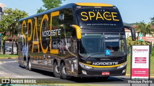 Expresso Nordeste 5531 na cidade de Joinville, Santa Catarina, Brasil, por Vinicius Petris. Número da foto: #9923446.