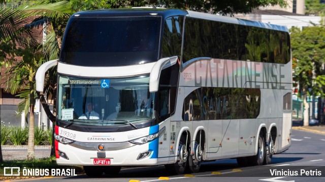 Auto Viação Catarinense 319308 na cidade de Joinville, Santa Catarina, Brasil, por Vinicius Petris. Número da foto: #9923418.